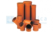 Канализационная труба наружной канализации 110×3,2×1000-6000