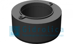 Переходник для лотка водоотводного Gidrolica®Light пластиковый