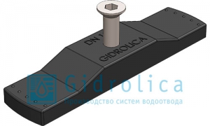 Крепёж Gidrolica для лотка водоотводного пластикового DN100 для арт. 508/1 Крепёж Gidrolica для лотка водоотводного пластикового DN100 для арт. 508/1