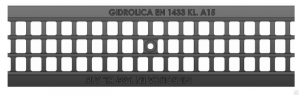 Решётка водоприёмная Gidrolica®Standart DN100 Рв-10.13,6.50 ячеистая пластиковая, класс А15