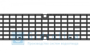 Решётка чугунная ячеистая DN100, 500/147/25, 27/13, класс E600