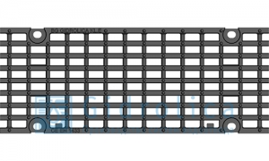 Решётка чугунная ячеистая DN150, 500/197/25, 27/13, класс E600