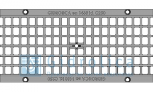Решётка водоприёмная Gidrolica DN200®Standart Рв-20.24.50 ячеистая чугунная Вч, класс С250